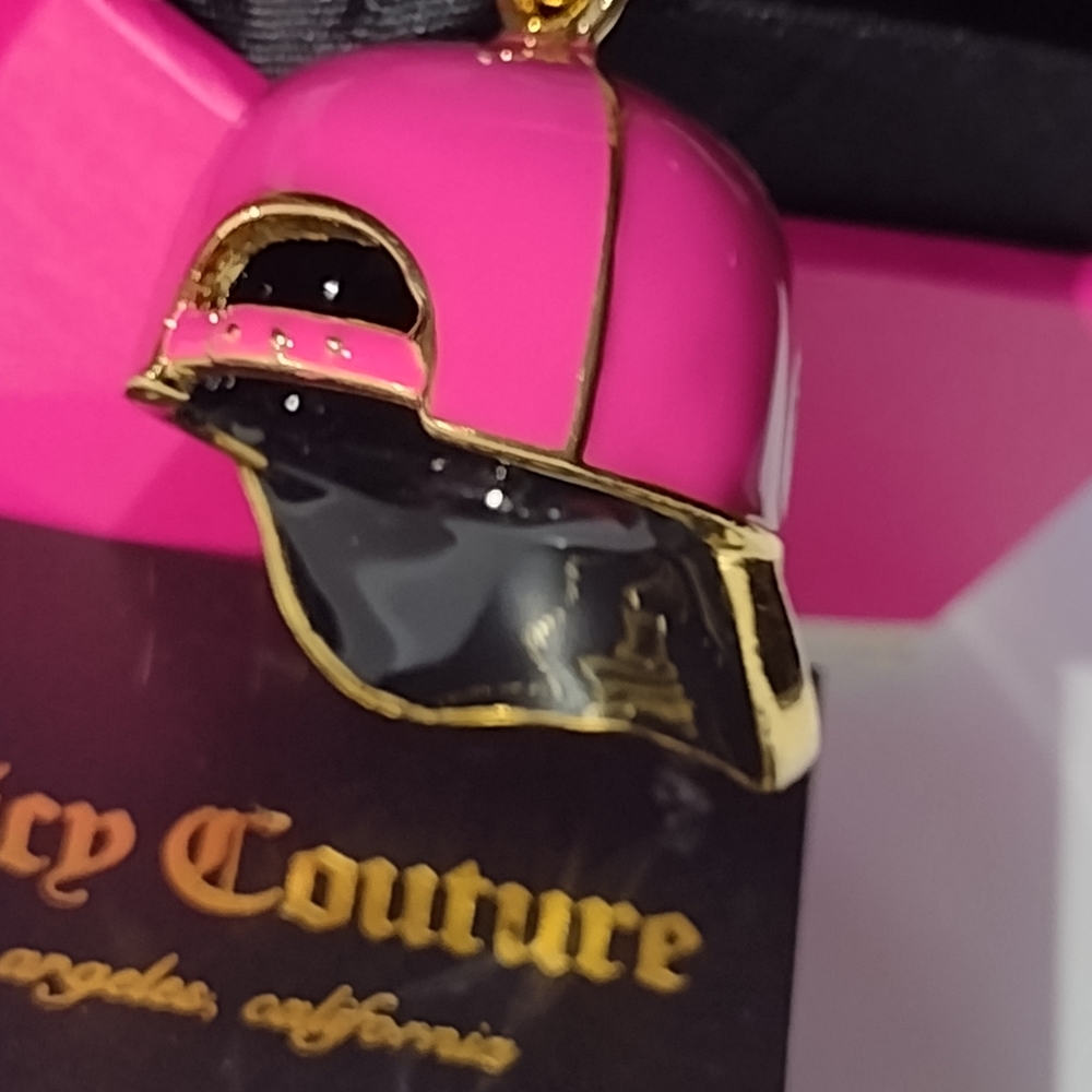JUICY COUTURE βΎ Play βΎ Game On!! Baseball Cap Never Removed From Original π NWT - Picture 12 of 15